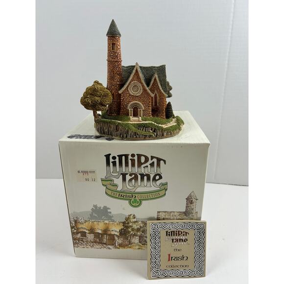 Lilliput Lane St. Patrick’s Church 1989 Irish Collection Cottage w/Box & Booklet - Picture 1 of 12